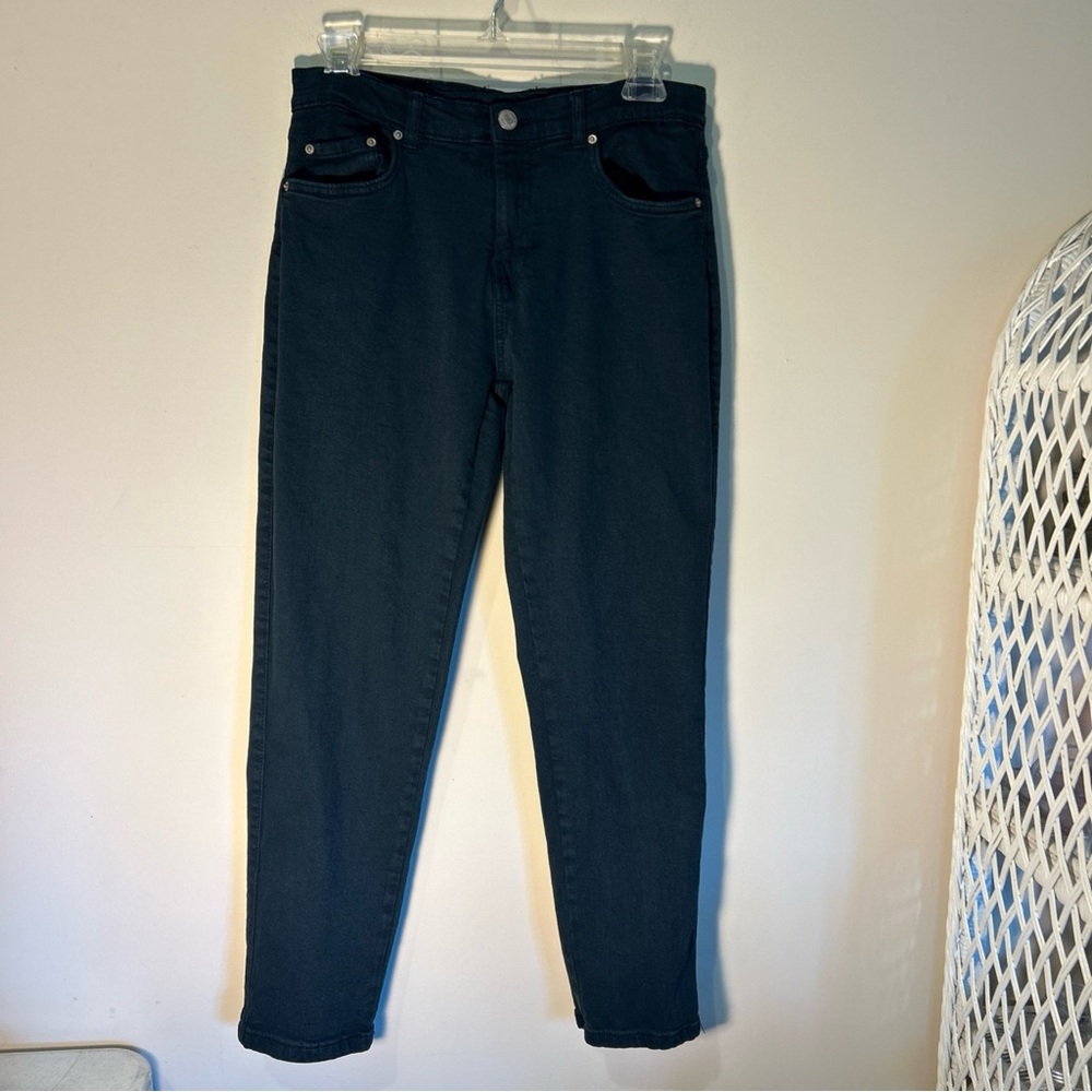 Zara Jeans Women’s Junior’s 13/14 Dark Blue Denim Pockets High Rise Stretch